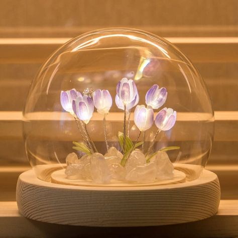 LED Acrylic Tulip night lamp