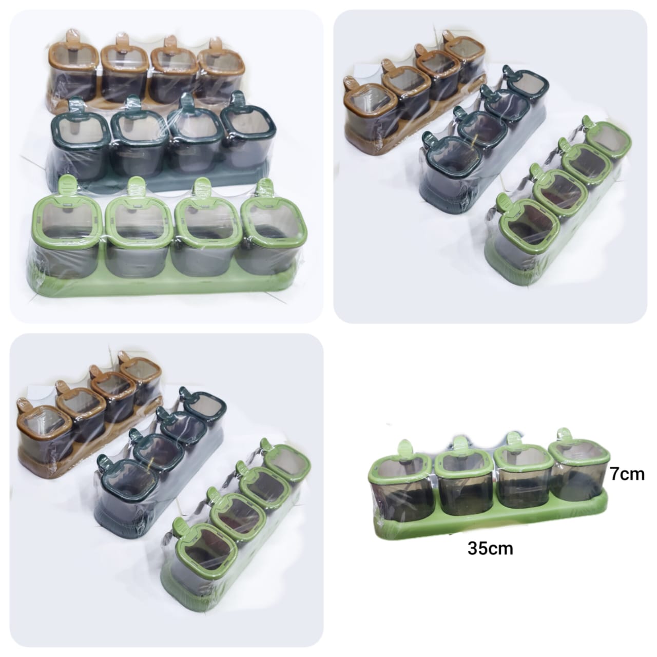 4in1 Seasoning Spice Jar Set