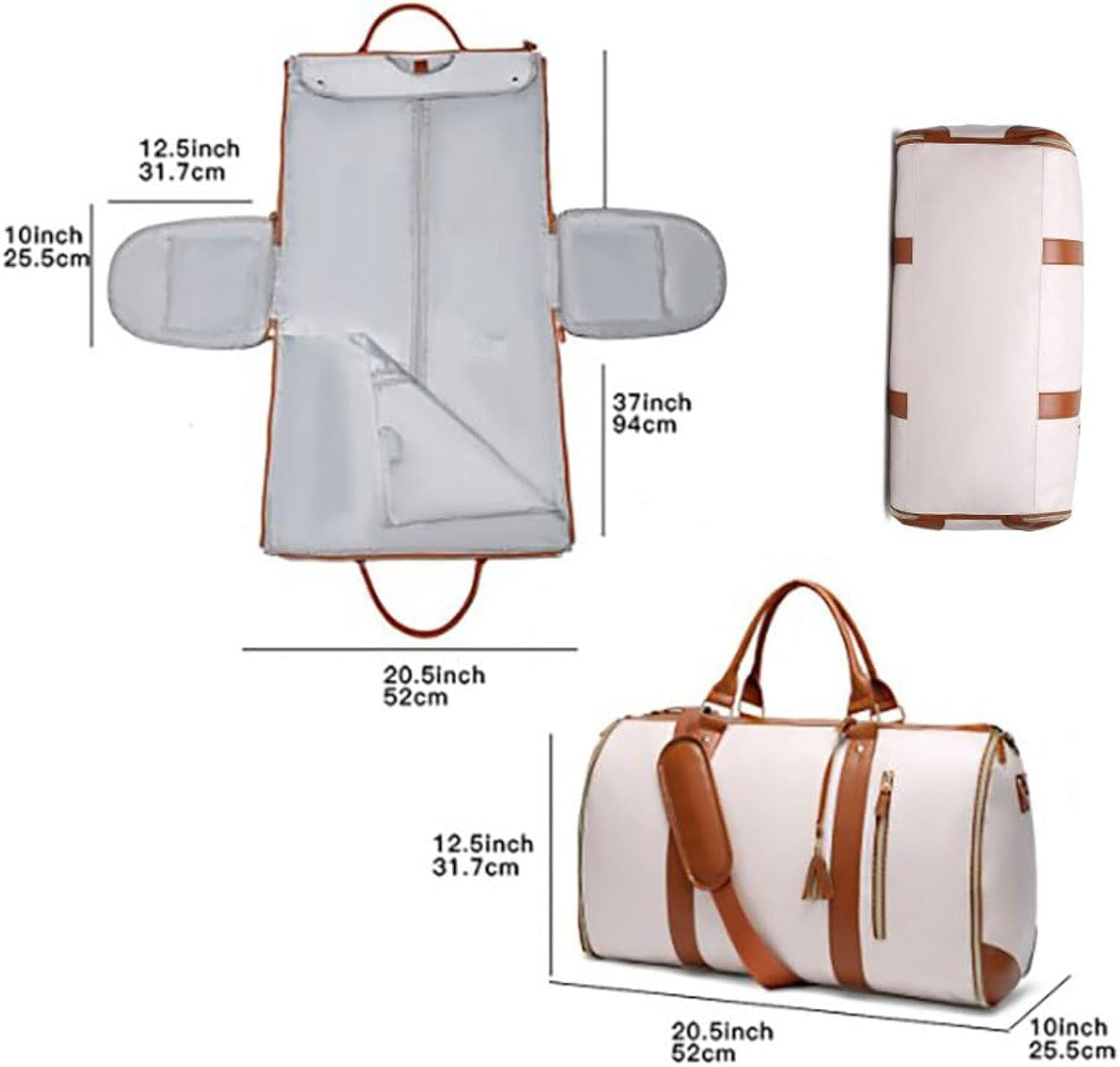 Travel Bag Pu Leather 2 In 1 Jenni Bag