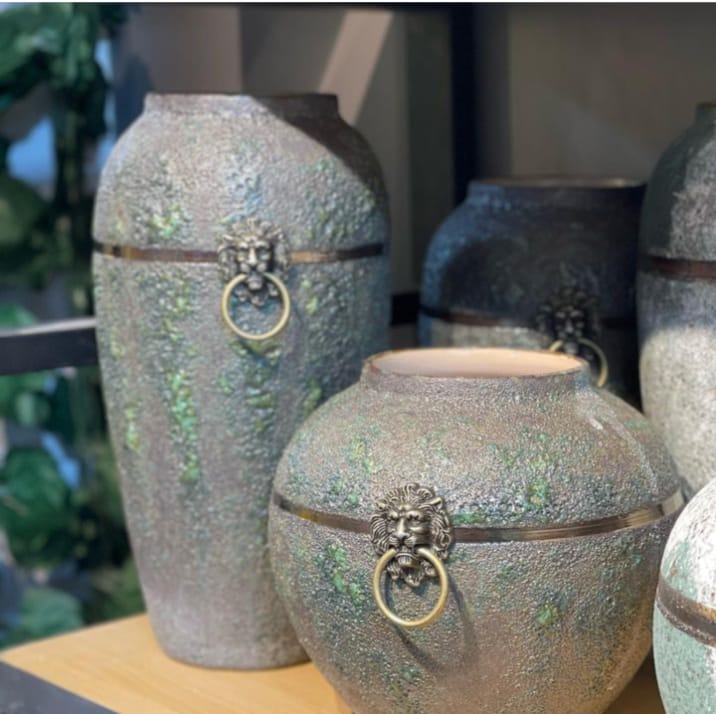 Imported Versace Vases - Set of 3