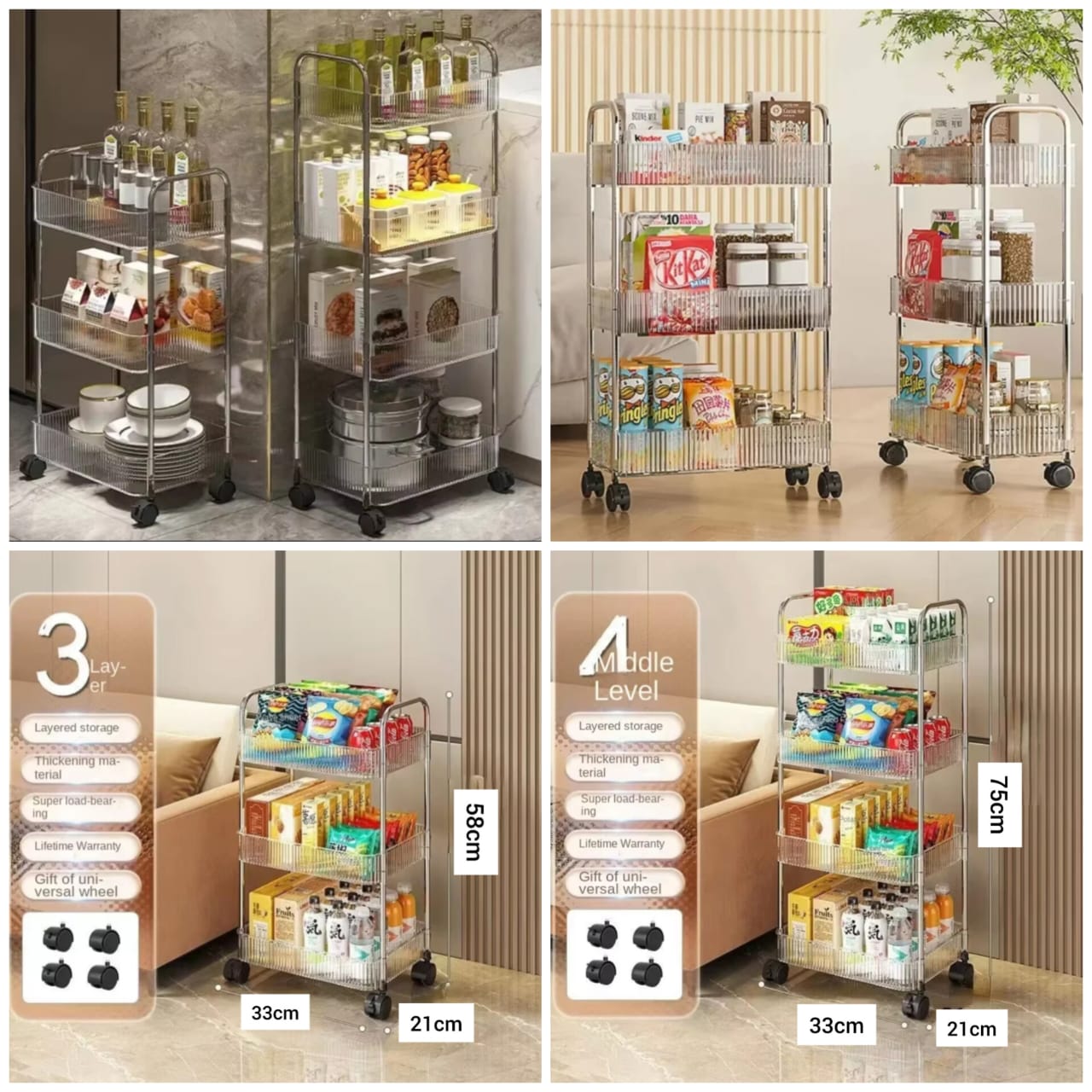 Acrylic Luxury Trolly