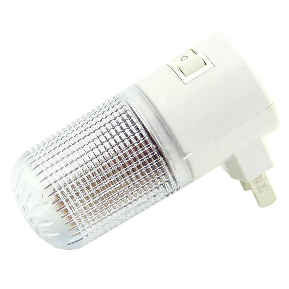 Plug Night Light Bedside Lamp Wall Mounted 4LED Bedroom Lighting Bright Bulb