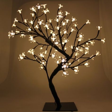 Tabletop Lighted Cherry Blossom Tree