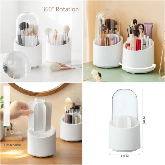 360° Rotating Brush Holder With 8-Piece Brush Set