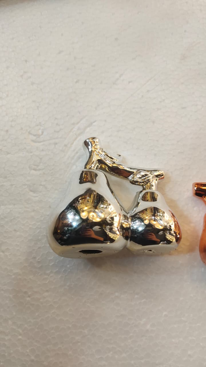 Metallic Snoopy/Cartoon Dog Figurines