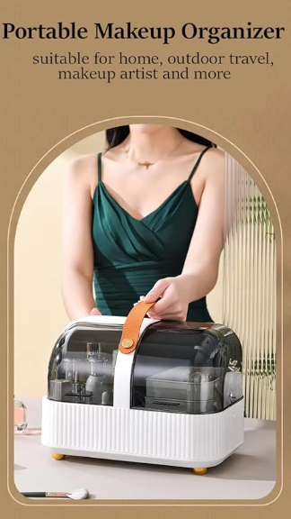 Dustproof Portable Cosmetic Storage Box