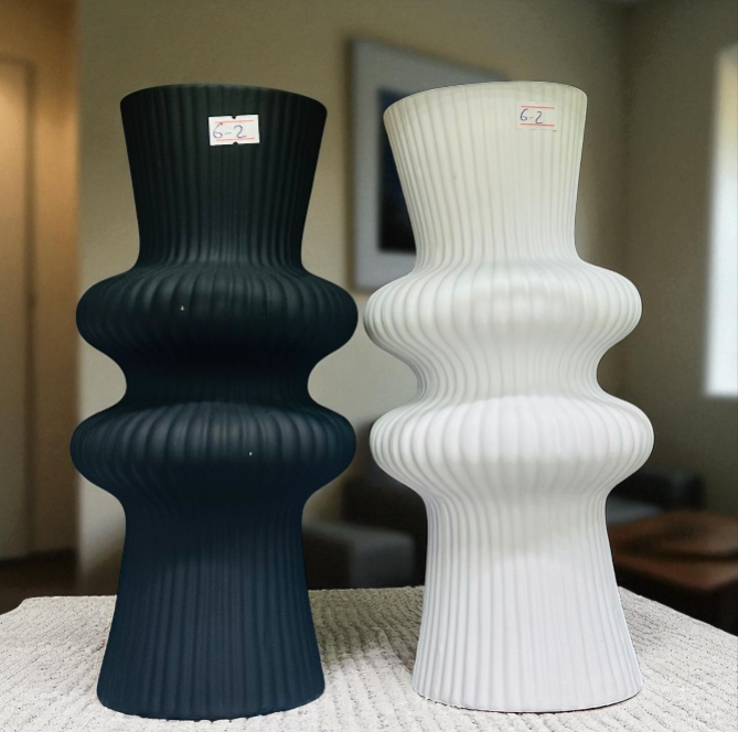 Modern Black & White Decorative Vases - EACH