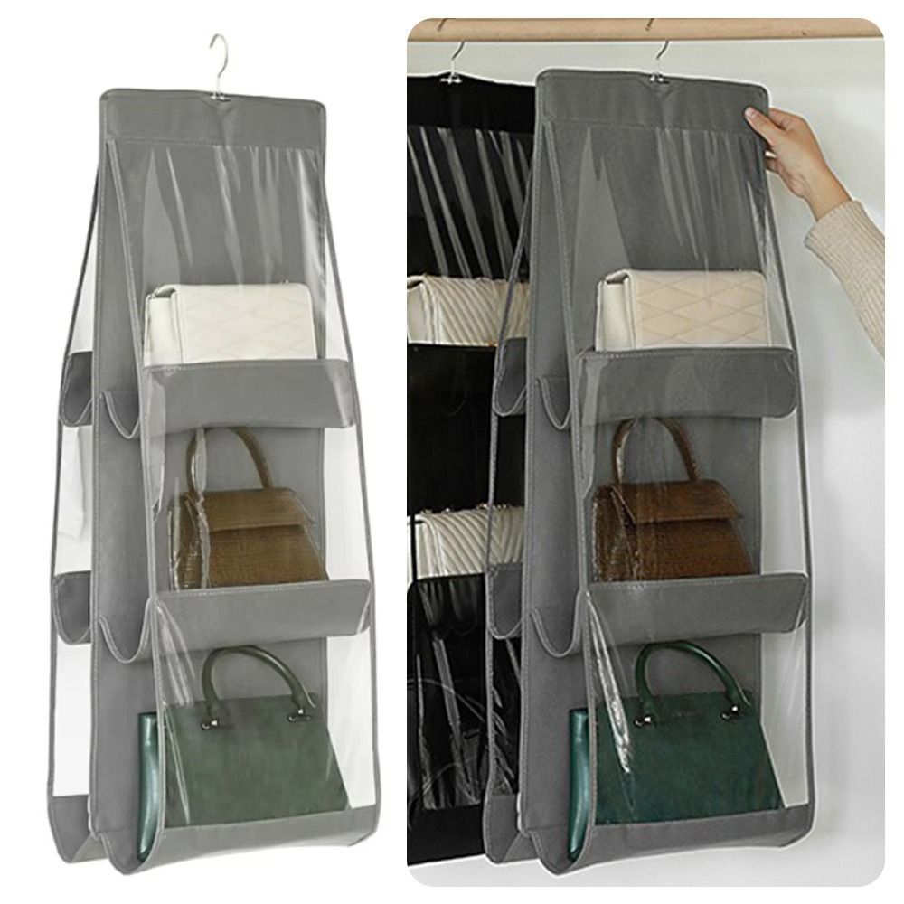 Hanging Handbag Organize - 6 Pocket