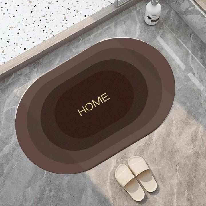 Water Absorbent & Anti Slip Bathroom Mat - Good Quality