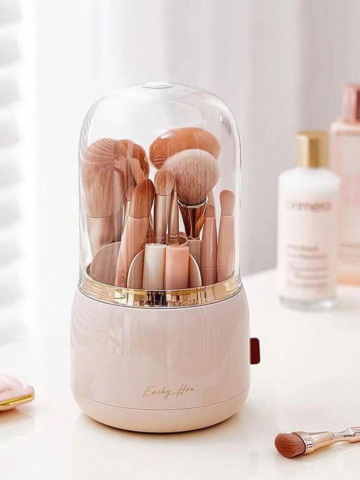 Luxury Rotating Brush Holder - Premium Quality