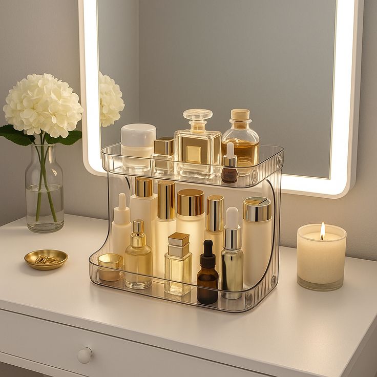 2-Tier Acrylic Cosmetic Organize