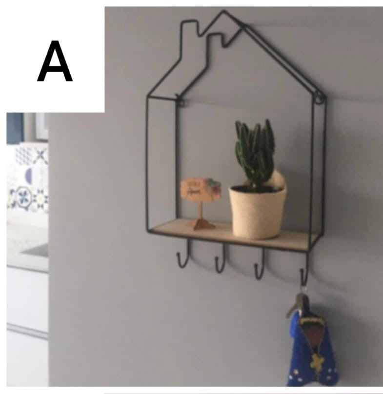 Hut Style Wall Shelf