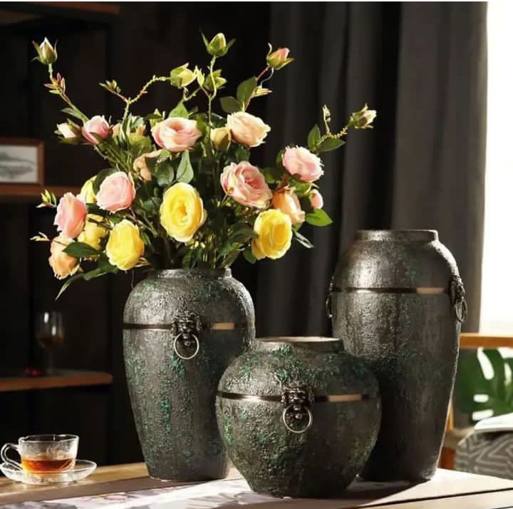 Imported Versace  Vases - Set of 3