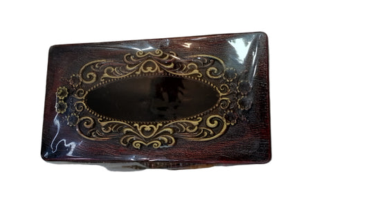 Vintage Patterned Tissue Box Cover