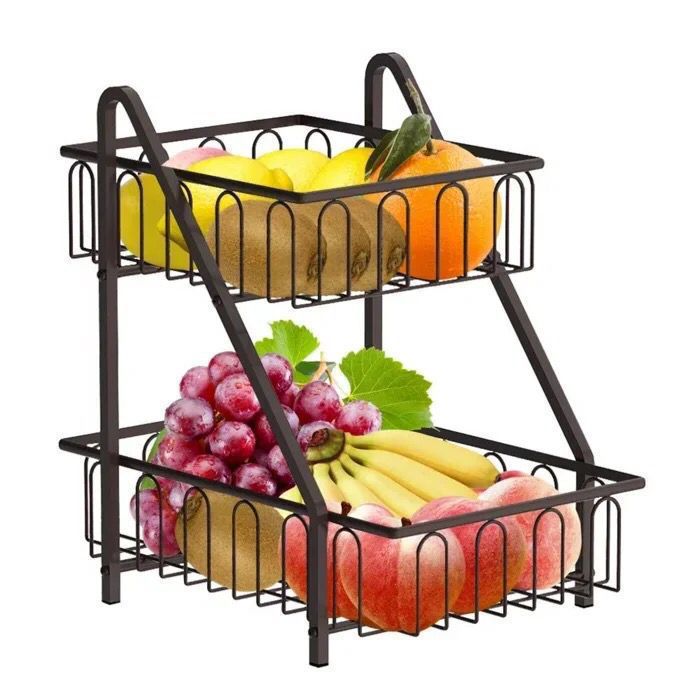 Multi Purpose Two Tier Fruits And Vegetable Basket