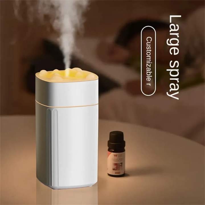 Snow Mountain Shape Night Light Usb Humidifier