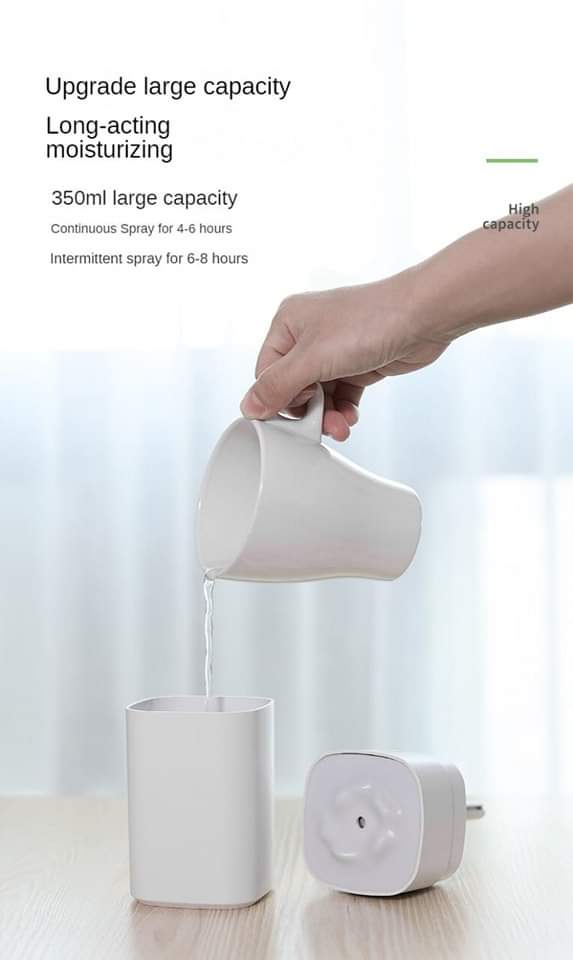 Snow Mountain Shape Night Light Usb Humidifier