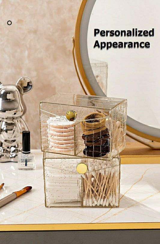 Mini Elegant 2 Compartment Holder With Lid