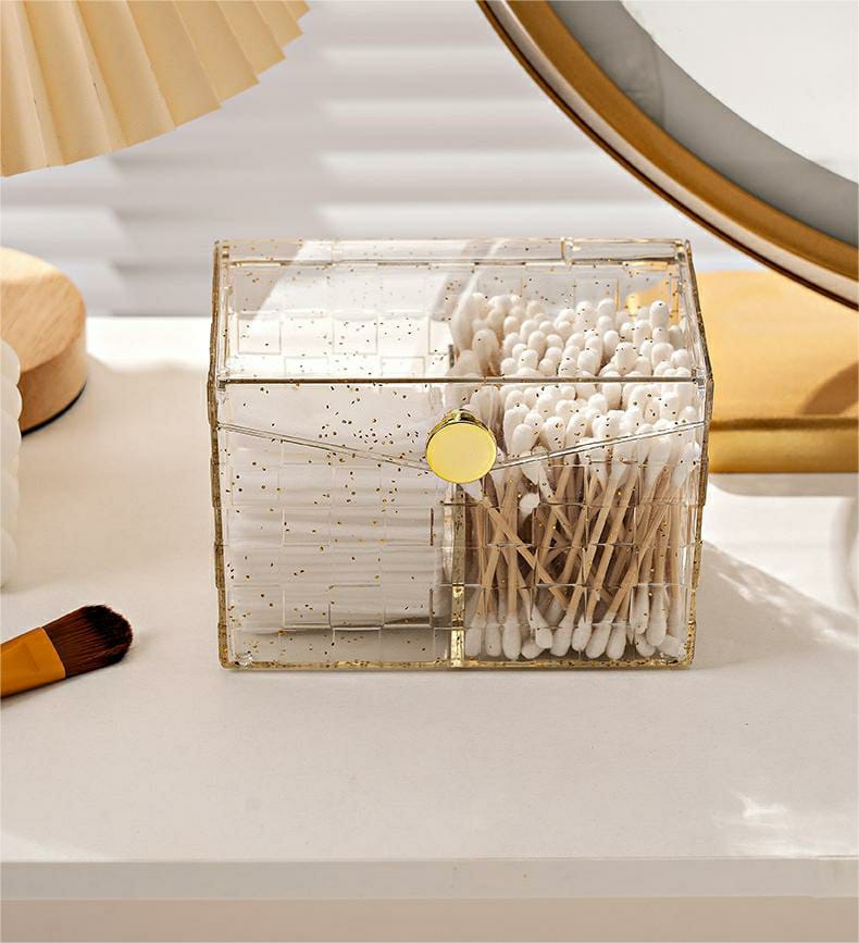 Mini Elegant 2 Compartment Holder With Lid