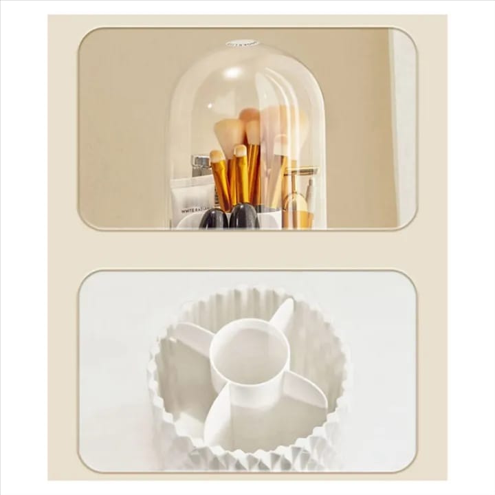 Rotating Makeup Brush Holder - Premium Quality