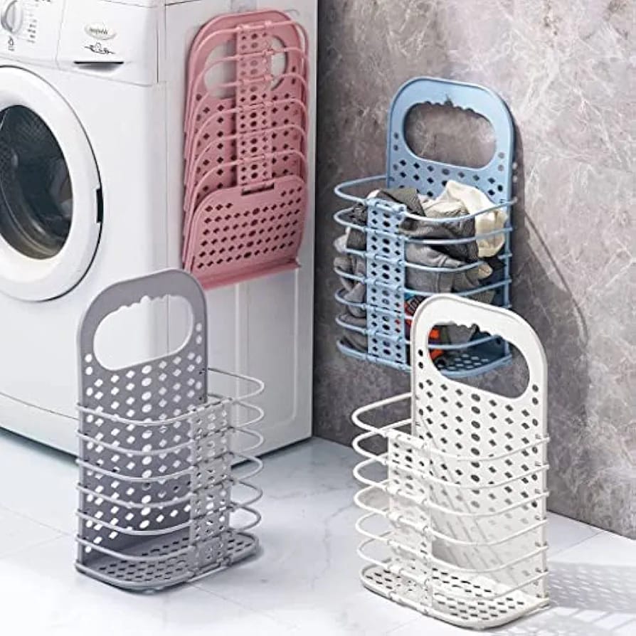 Wall Hanging Folding Dirty Clothes Basket