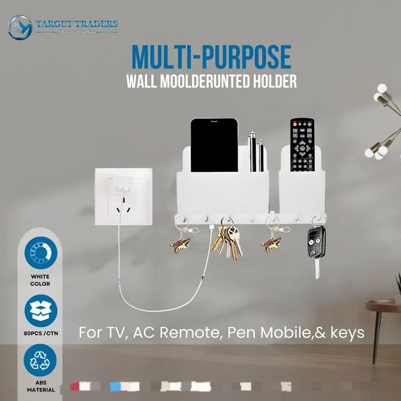Multipurpose Wall Mounted Holder