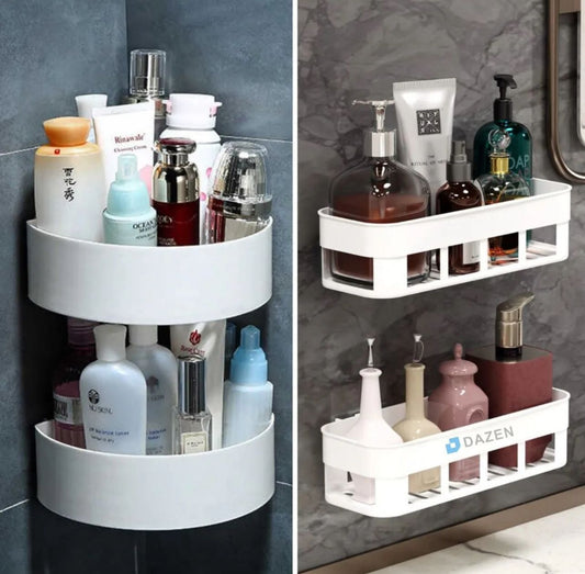 Wall Mounted Bathroom Storage Rack