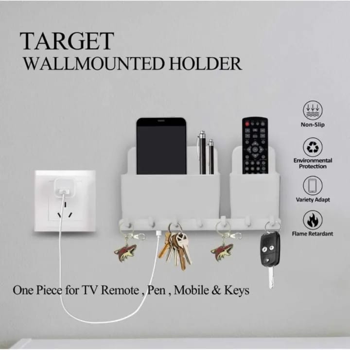 Multipurpose Wall Mounted Holder
