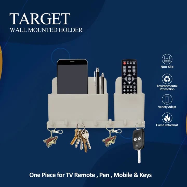 Multipurpose Wall Mounted Holder