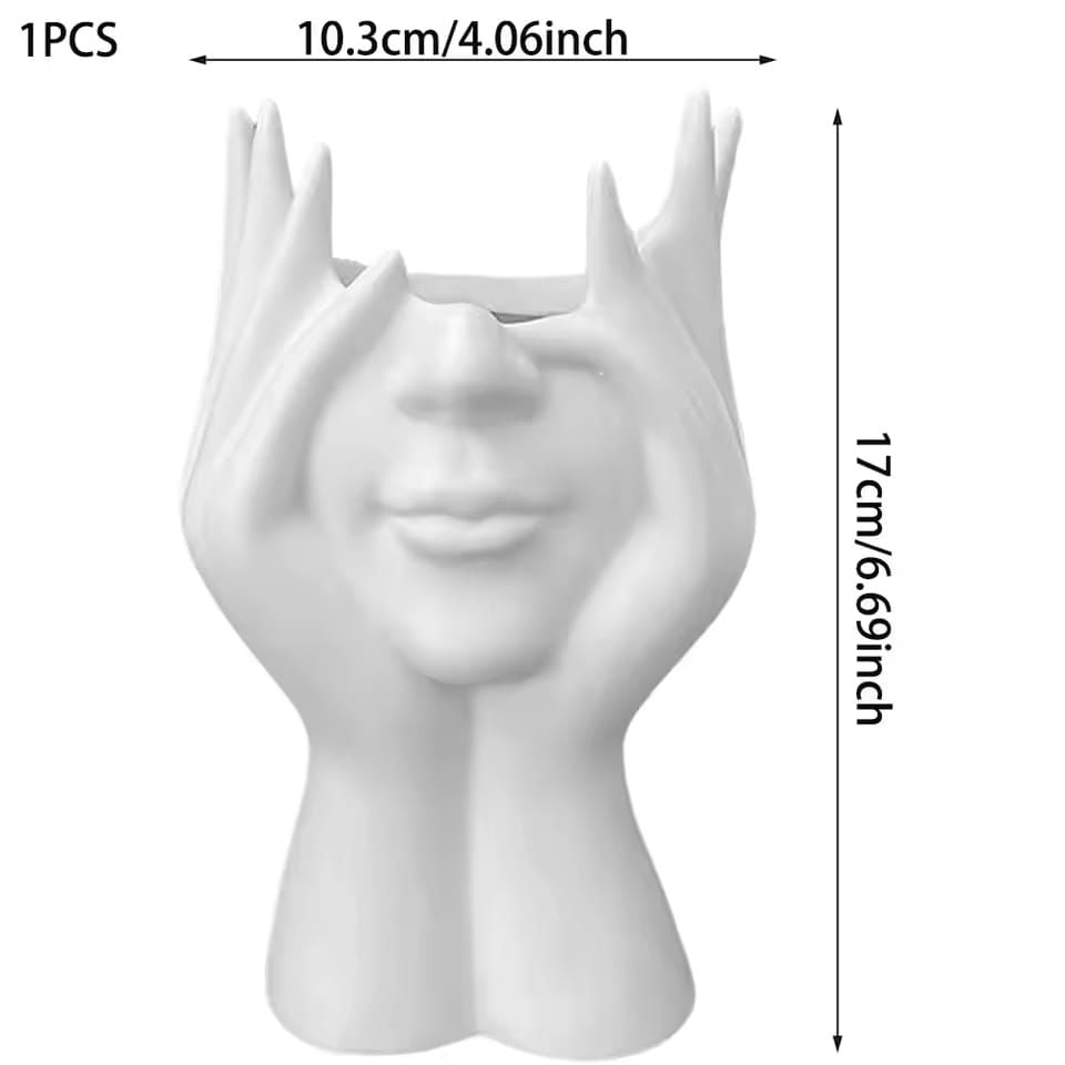 Abstract Facial Design Storage Box - Pack of 2