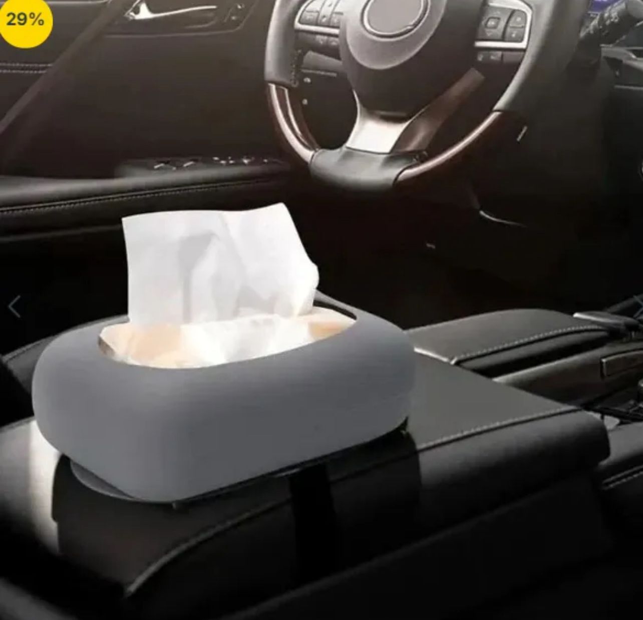 Silicone Tissue Box Cover with Suction Cup