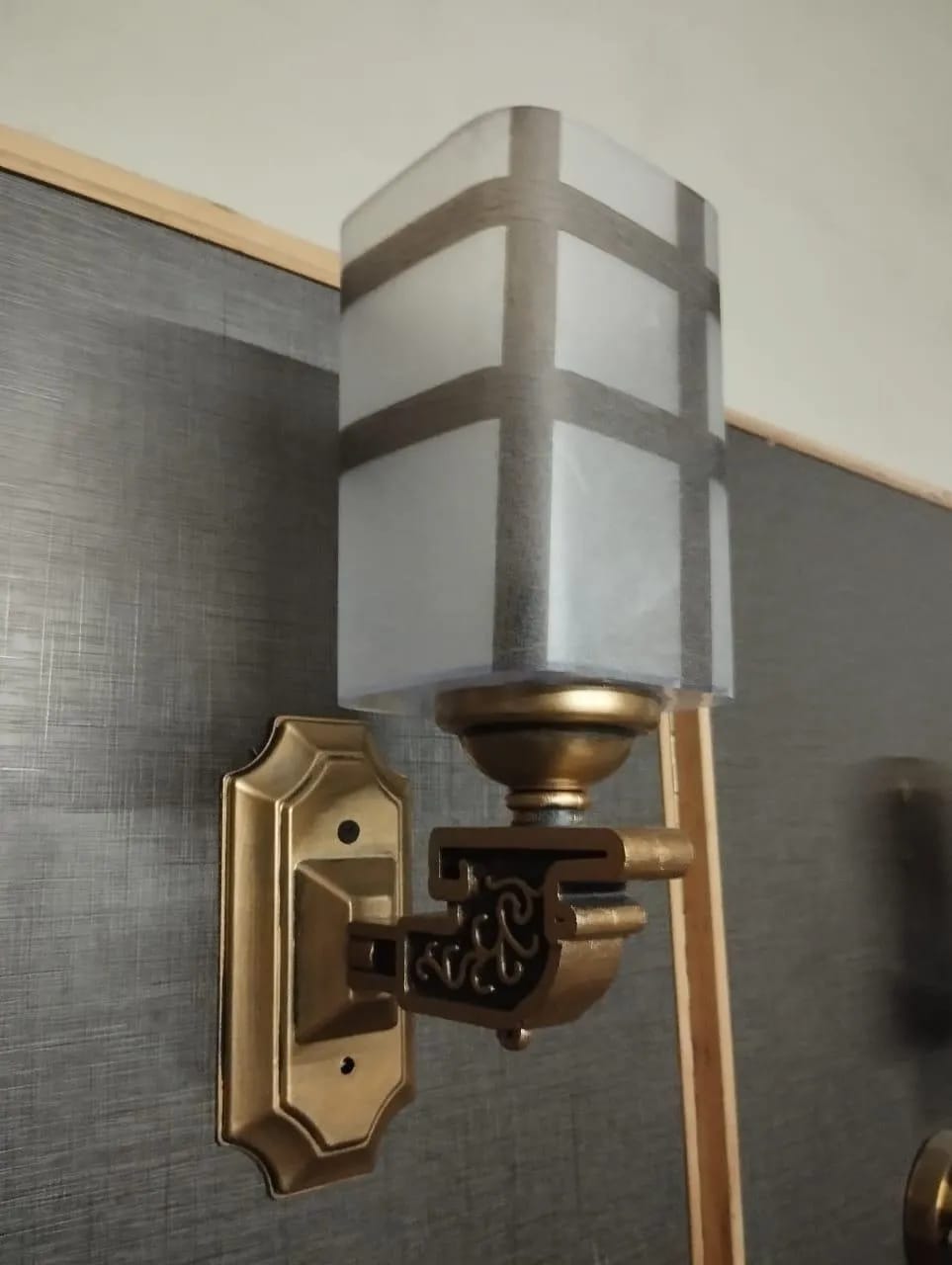 Acrylic Wall Mounted Lamp Holder - Set of 2