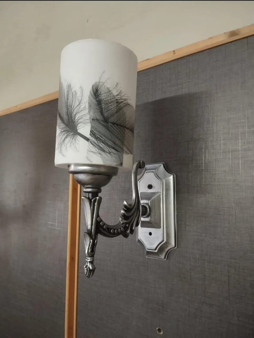 Acrylic Wall Mounted Lamp Holder - Set of 2