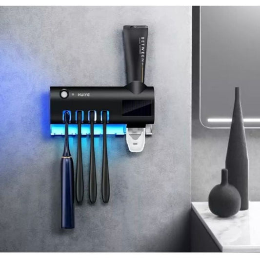 Intelligent Free Punching Toothbrush Set Holder - Multifunctional Wall-Mounted