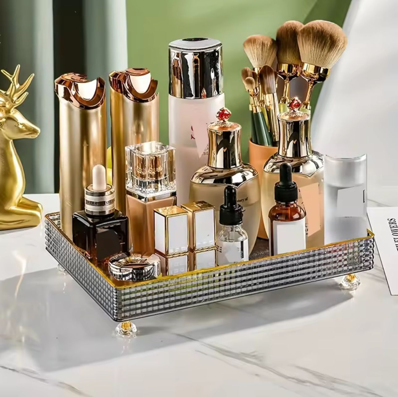 LUXURY Cosmetics Perfumes Multi Functional Tray