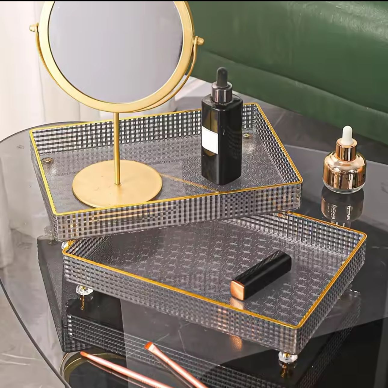 LUXURY Cosmetics Perfumes Multi Functional Tray