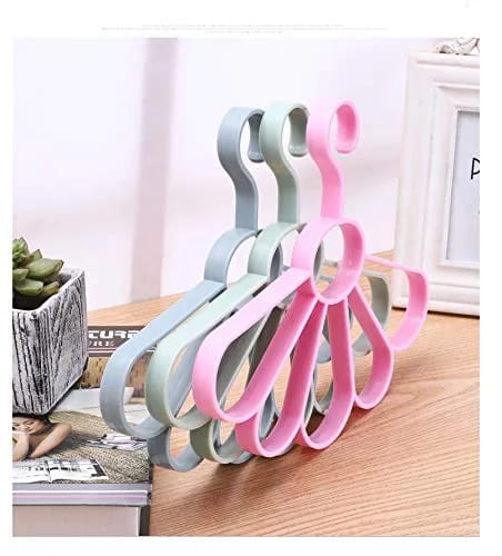 Function Plastic Scarf Hanger 5 Holes Hanger
