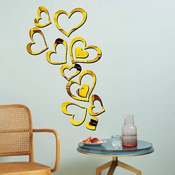 Acrylic Mirror Decor - Love Heart