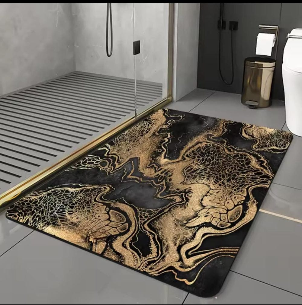 Water Absorbent &amp; Anti Slip Bathroom Mat - High Quality