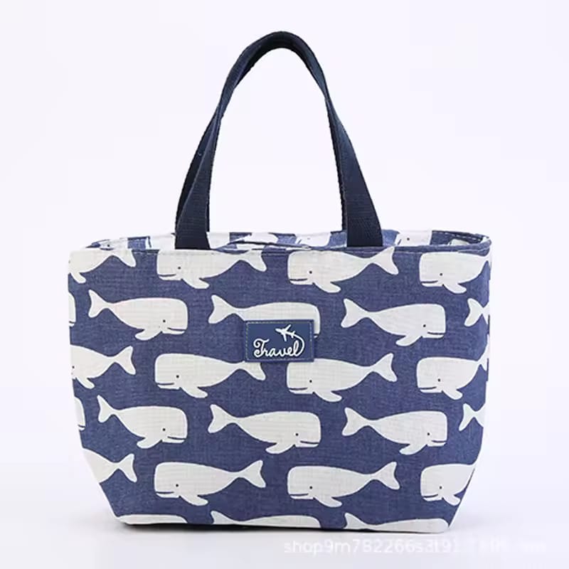 Oxford cotton Thermal lunch bag for traveling