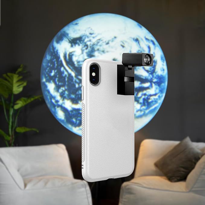 Bedroom & Living Room Moon Lamp Projector