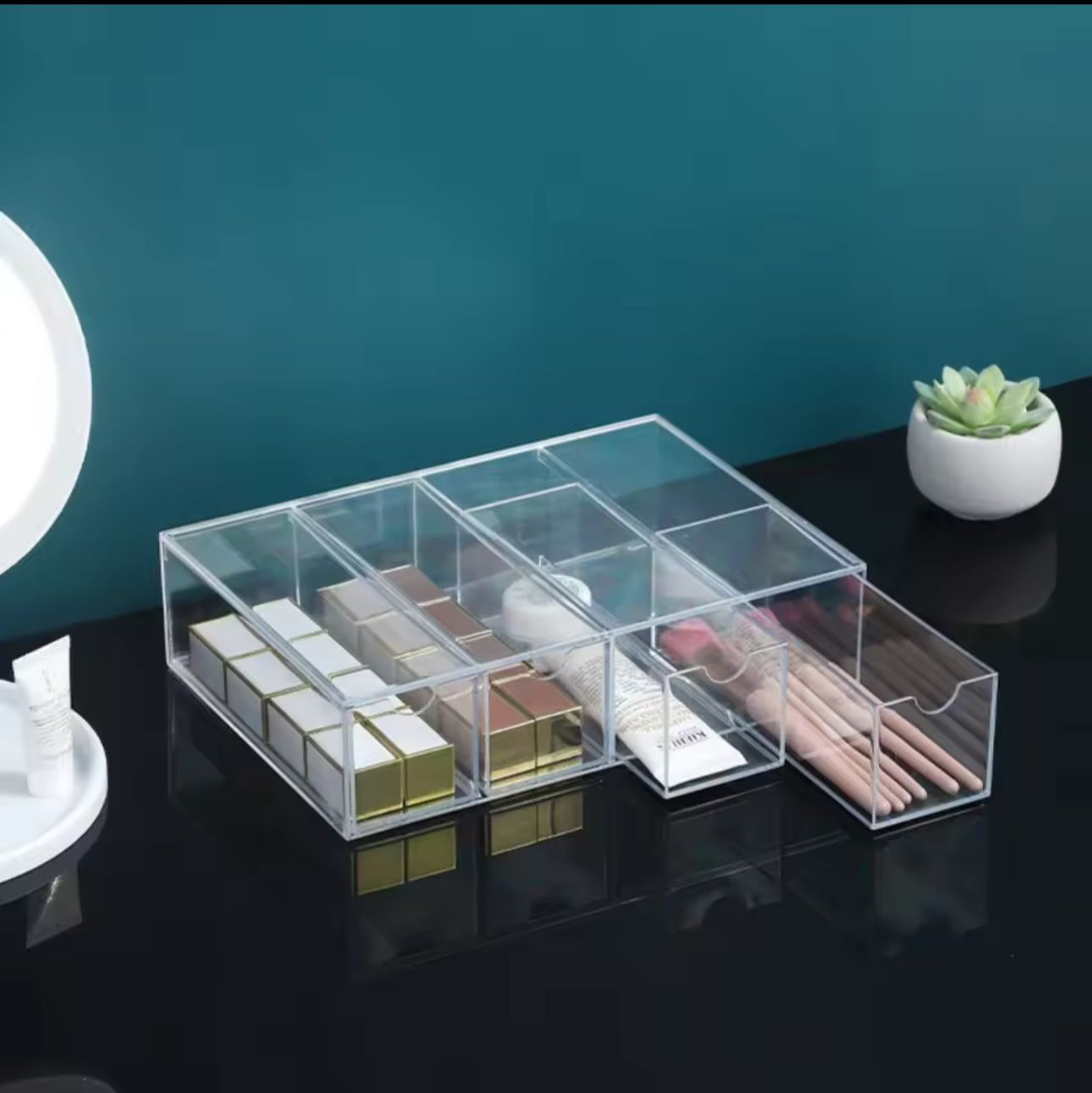 Four Layer Multipurpose Organiser  Acrylic  box - Premium Quality