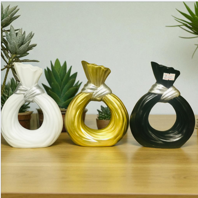 Modern Vases with a Knot Design - Each