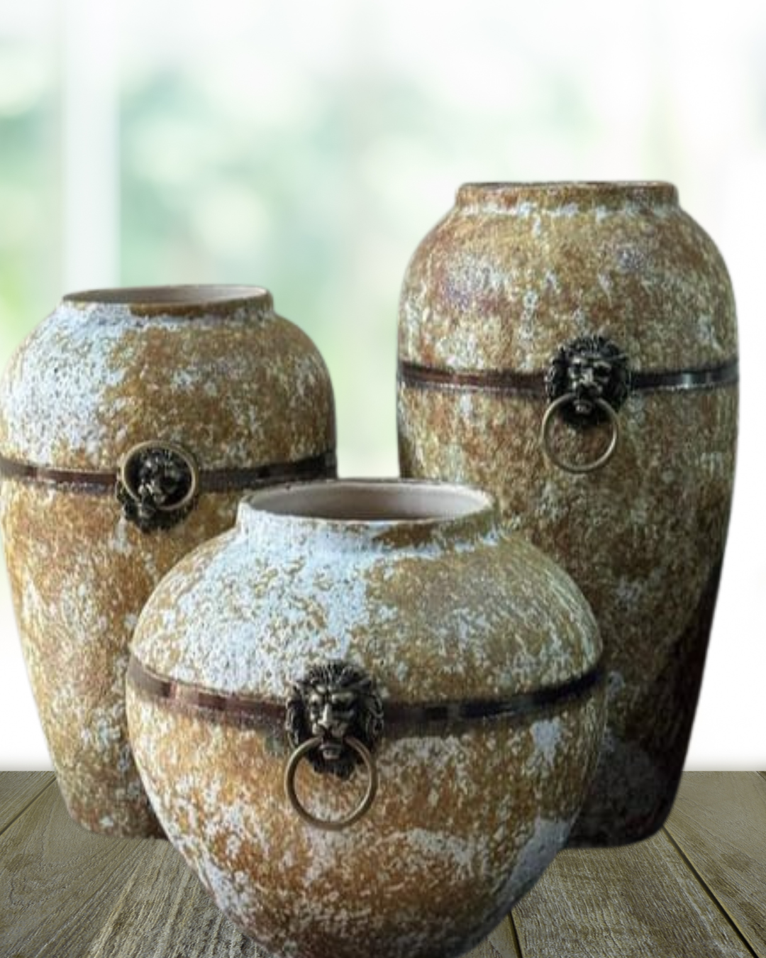 Imported Versace  Vases - Set of 3