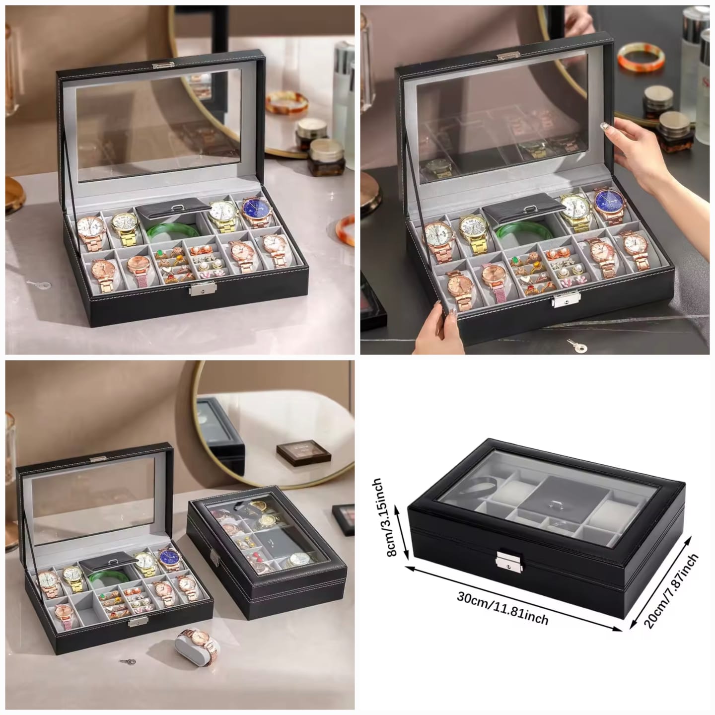 8Slot  Watch Organizer