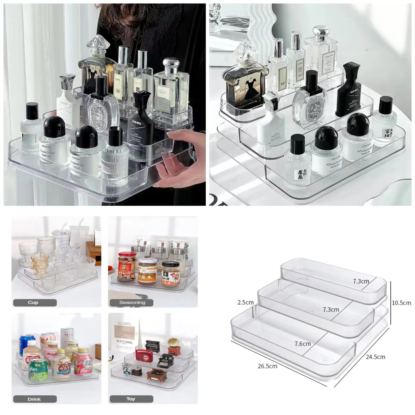 Acrylic Perfume Organizer