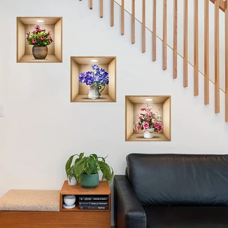 3d Wall Stickers New Design - Pack of 3