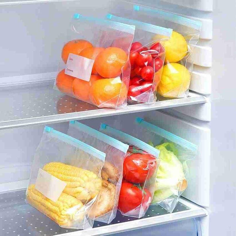 Slider Washable Freezer Bags