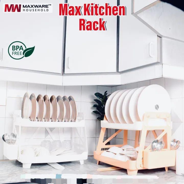 Max 2 Steps Kitchen Rack (With Water Drainer)