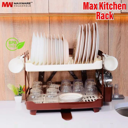 Max 2 Steps Kitchen Rack (With Water Drainer)